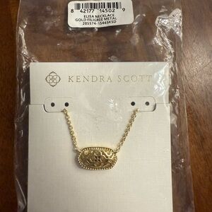 Kendra Scott Gold Filigree Necklace